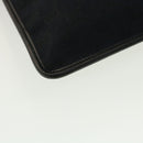 GUCCI GG Canvas Flat Shoulder Bag Black 0348 Auth ki2992-15