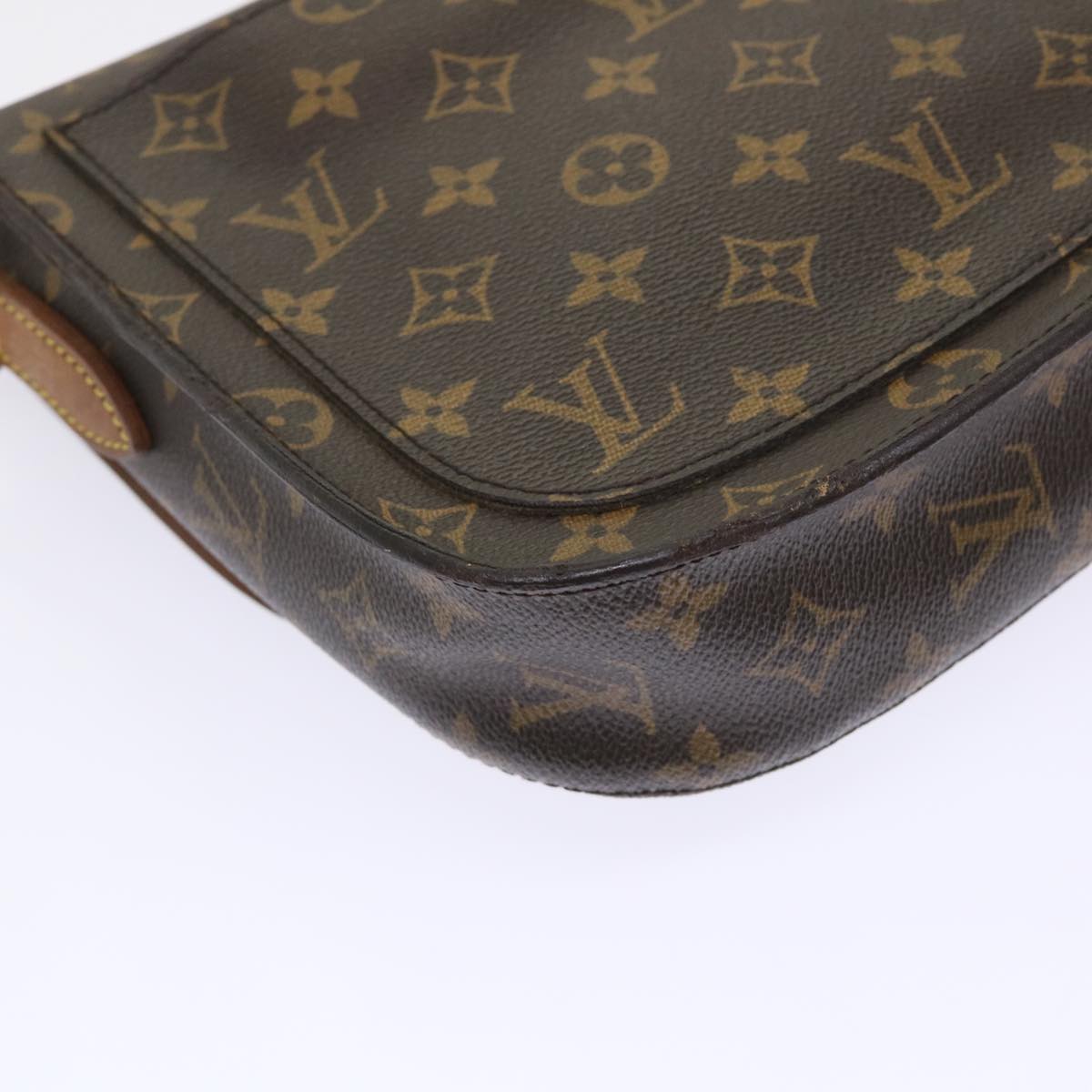 LOUIS VUITTON Monogram Saint Cloud GM Shoulder Bag M51242 LV Auth ki3179