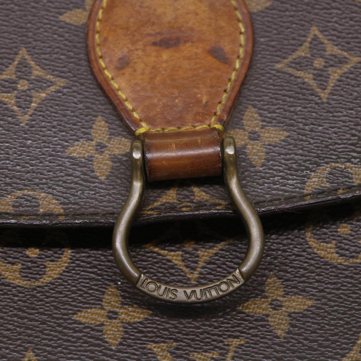 LOUIS VUITTON Monogram Saint Cloud GM Shoulder Bag M51242 LV Auth ki3179