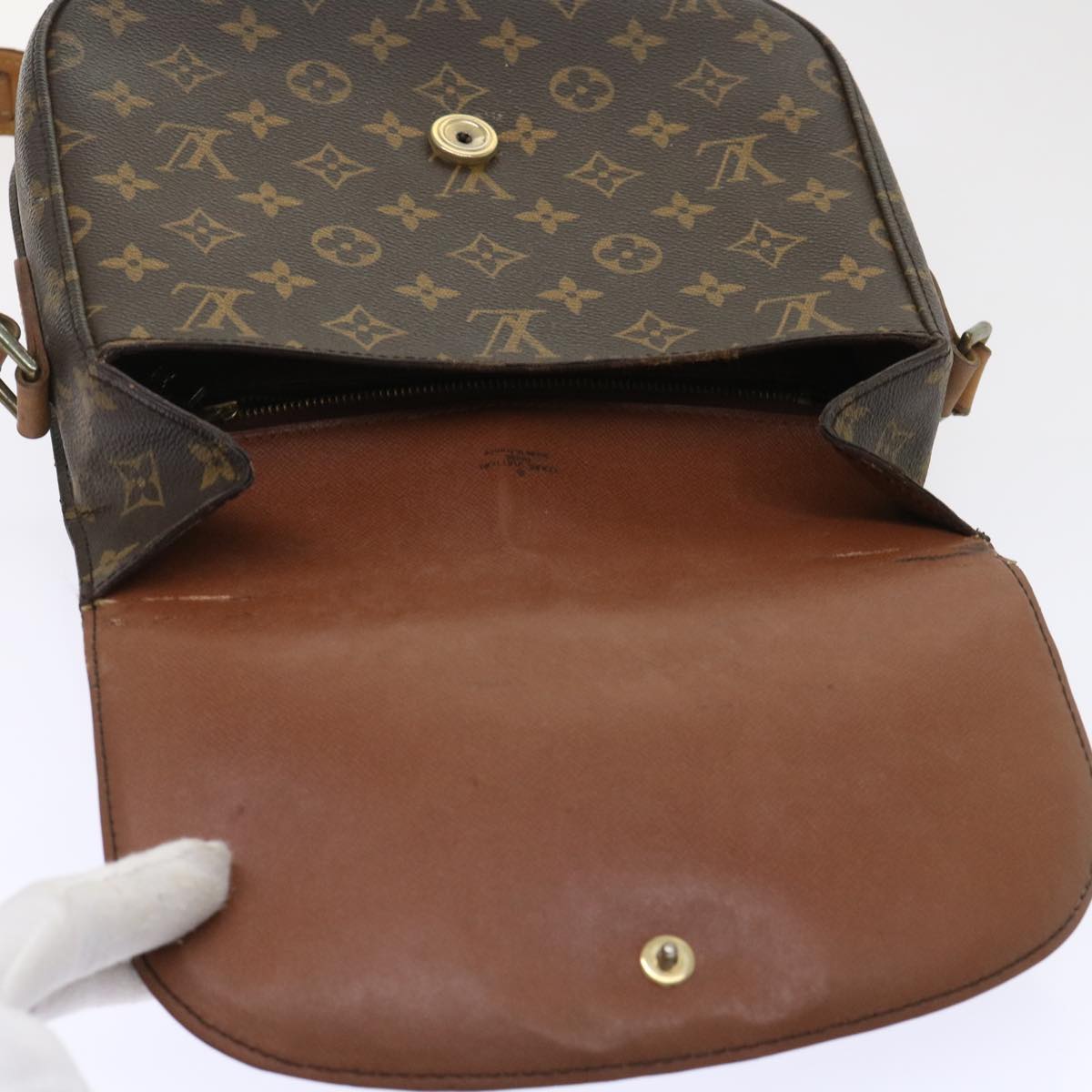 LOUIS VUITTON Monogram Saint Cloud GM Shoulder Bag M51242 LV Auth ki3179