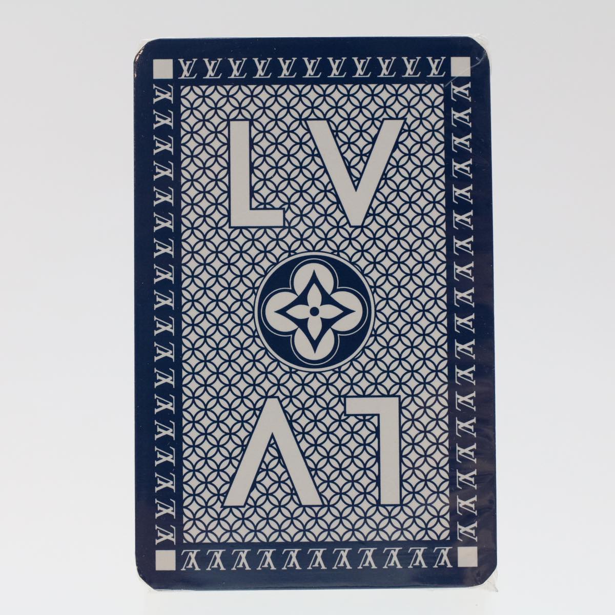 LOUIS VUITTON Jeu De 54 Cartes Playing Cards Blue Red Yellow M65460 Auth ki3197