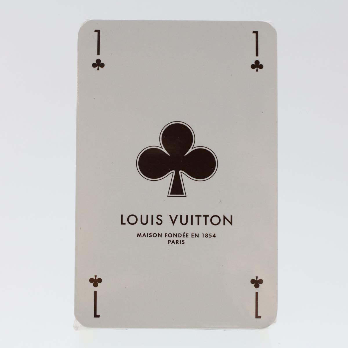 LOUIS VUITTON Jeu De 54 Cartes Playing Cards Blue Red Yellow M65460 Auth ki3197