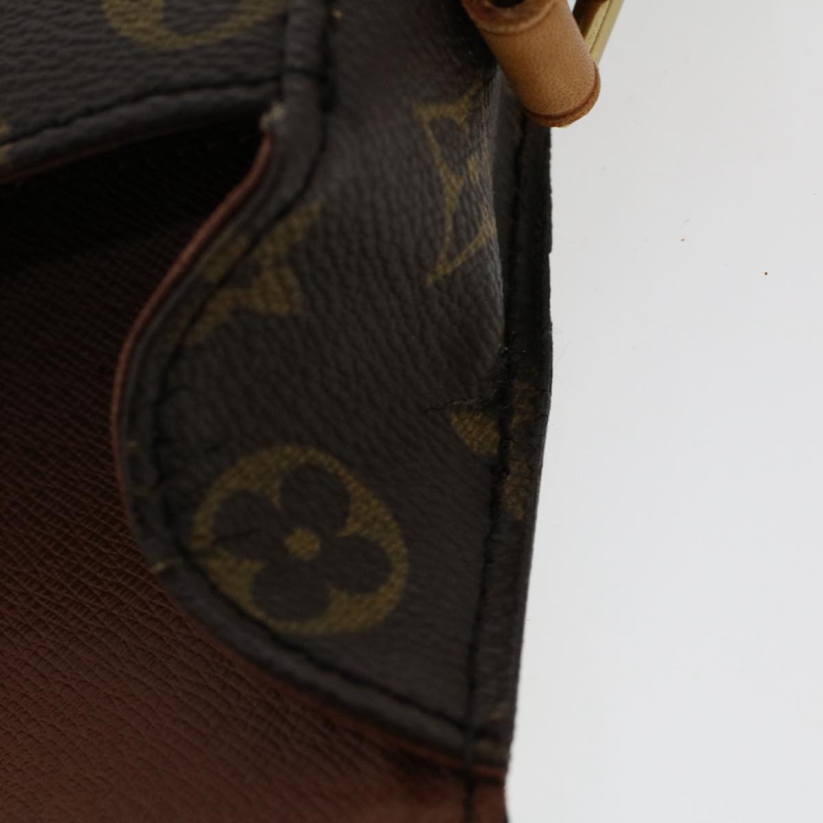 LOUIS VUITTON Monogram Saint Cloud MM Shoulder Bag M51243 LV Auth ki3266