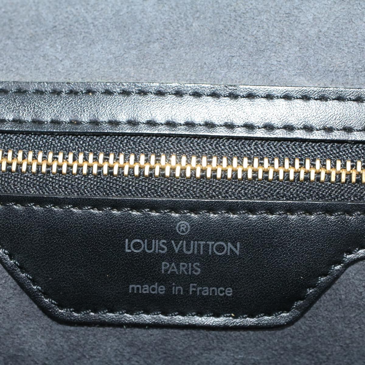 LOUIS VUITTON Epi Saint Jacques Shopping Shoulder Bag Black M52262 Auth ki3373