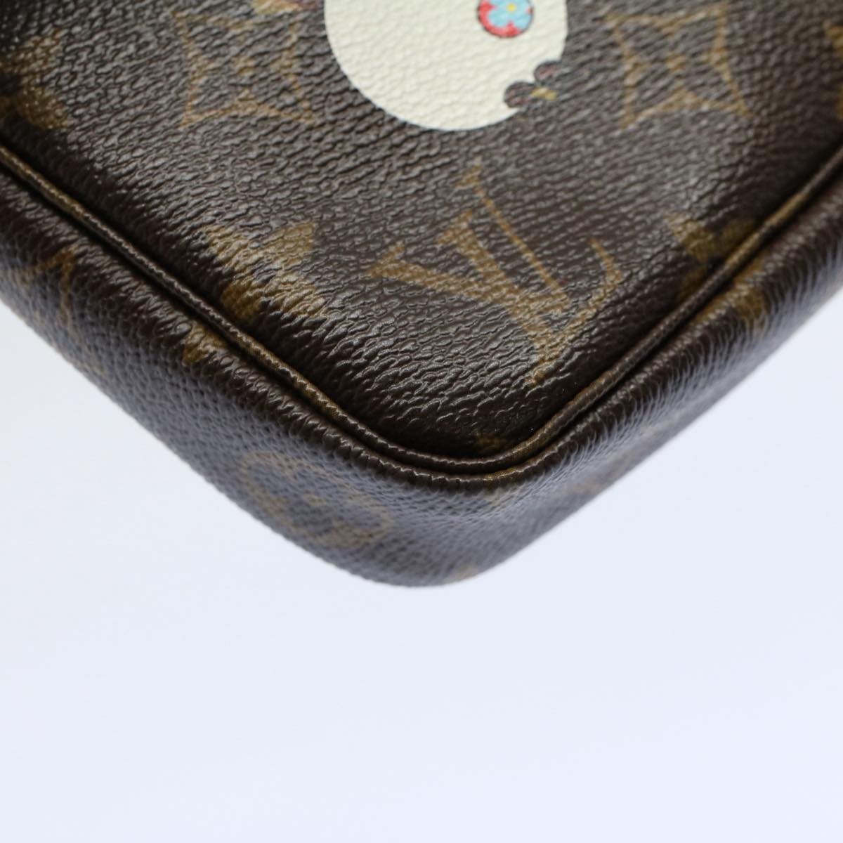 LOUIS VUITTON Monogram Panda Pochette Accessoires Pouch M51981 LV Auth ki3438