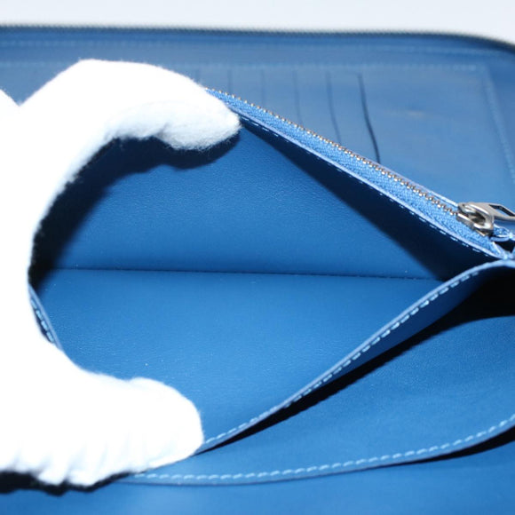 LOUIS VUITTON Damier Infini Organizer Atholl Clutch Bag Blue N41396 Auth ki3459