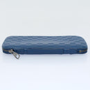 LOUIS VUITTON Damier Infini Organizer Atholl Clutch Bag Blue N41396 Auth ki3459-3