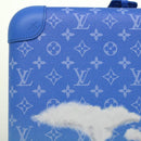 LOUIS VUITTON Monogram Clouds Horizon 55 Suitcase Blue M20411 LV Auth ki3461SM-25
