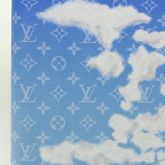 LOUIS VUITTON Monogram Clouds Horizon 55 Suitcase Blue M20411 LV Auth ki3461SM