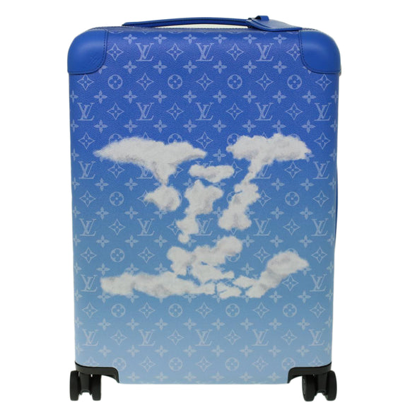 LOUIS VUITTON Monogram Clouds Horizon 55 Suitcase Blue M20411 LV Auth ki3461SM
