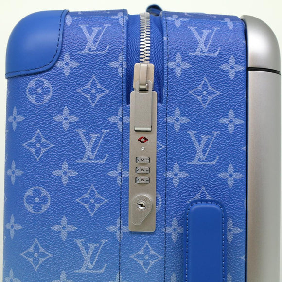 LOUIS VUITTON Monogram Clouds Horizon 55 Suitcase Blue M20411 LV Auth ki3461SM
