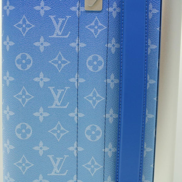 LOUIS VUITTON Monogram Clouds Horizon 55 Suitcase Blue M20411 LV Auth ki3461SM