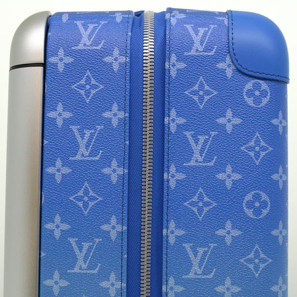 LOUIS VUITTON Monogram Clouds Horizon 55 Suitcase Blue M20411 LV Auth ki3461SM