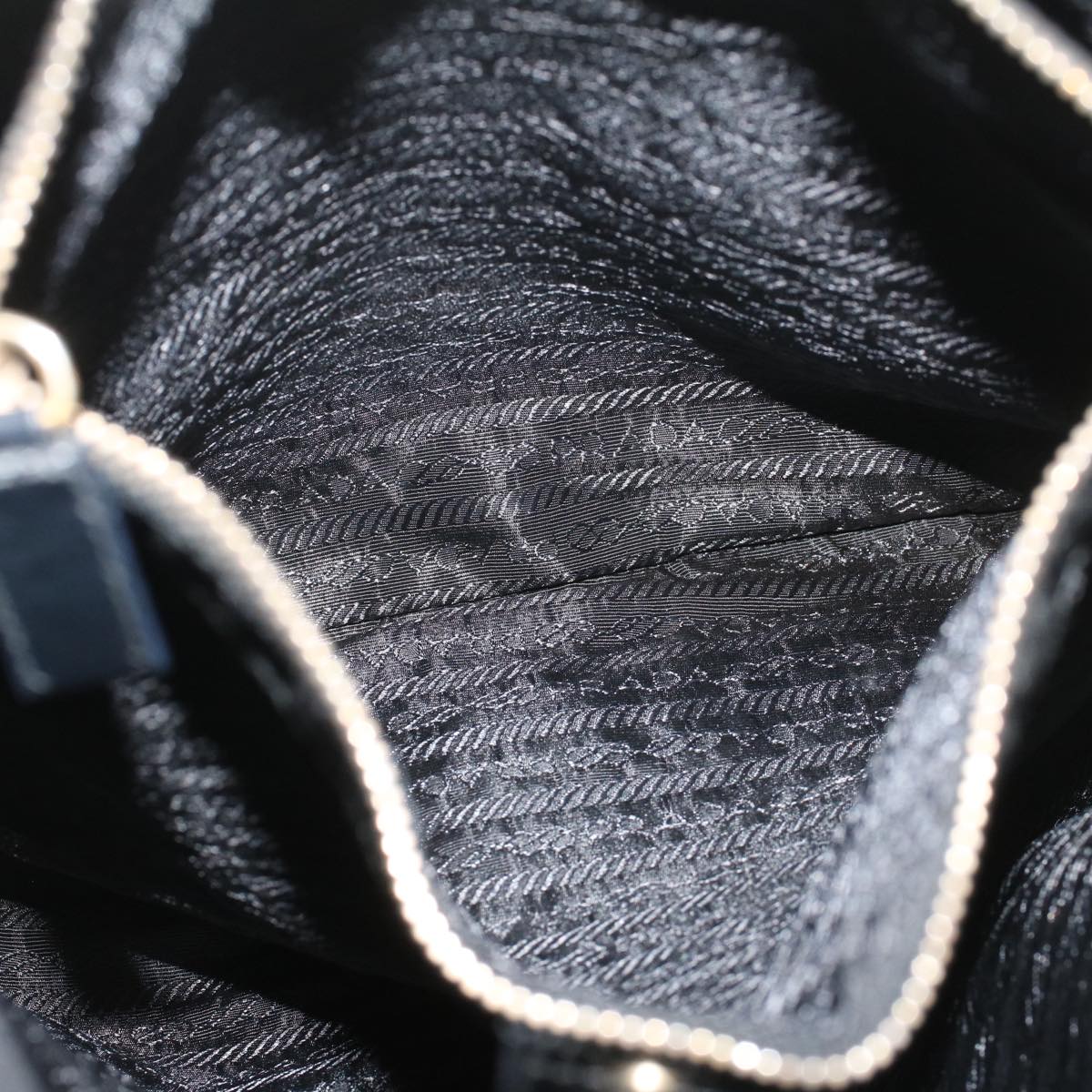 PRADA Tote Bag Nylon Black Auth ki3482