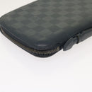 LOUIS VUITTON Damier Infini Organizer Atholl Clutch Bag Black N41382 Auth ki3504-18