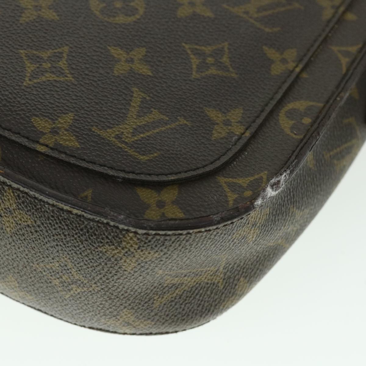 LOUIS VUITTON Monogram Saint Cloud GM Shoulder Bag M51242 LV Auth ki3522