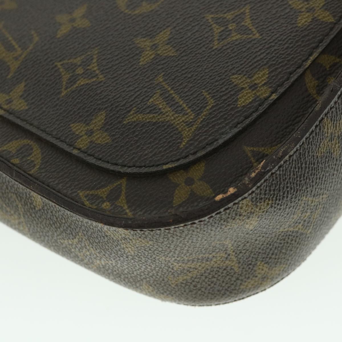 LOUIS VUITTON Monogram Saint Cloud GM Shoulder Bag M51242 LV Auth ki3522