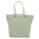 GUCCI GG Canvas Tote Bag Light Blue 002 1098 Auth ki3541-2