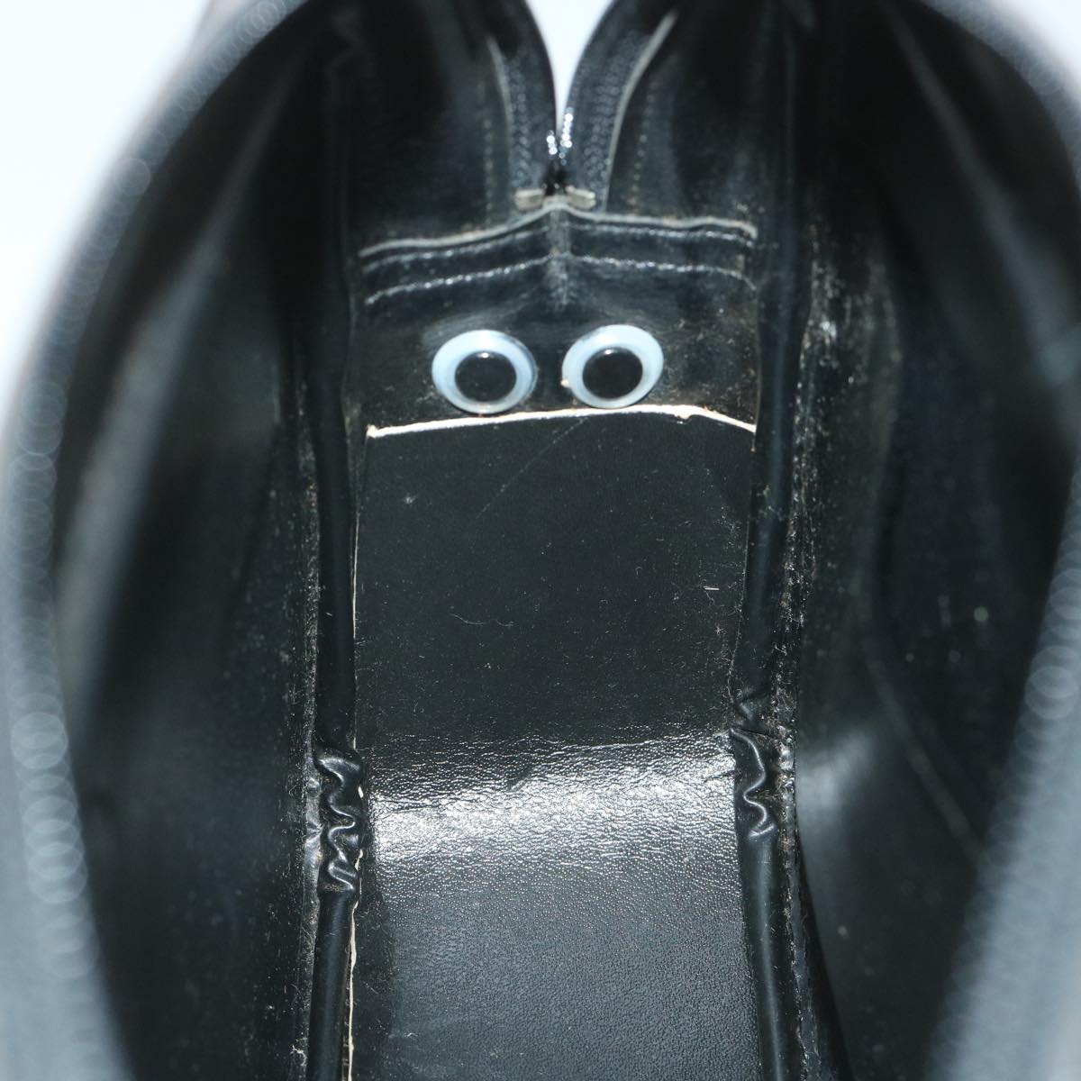 Burberrys Nova Check Shoulder Bag Nylon Canvas Beige Black Auth ki3670