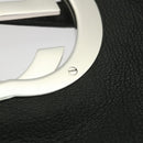 GUCCI Interlocking Shoulder Bag Leather Black 115746 Auth ki3687-10