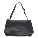 GUCCI Interlocking Shoulder Bag Leather Black 115746 Auth ki3687-2