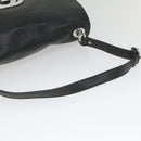 GUCCI Interlocking Shoulder Bag Leather Black 115746 Auth ki3687-7