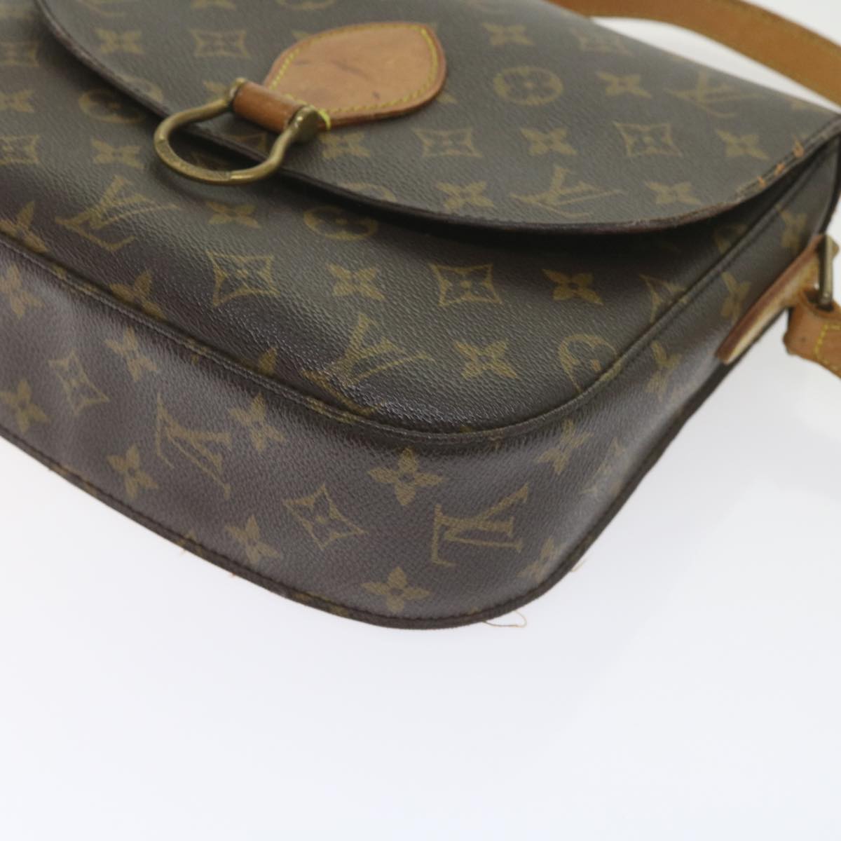 LOUIS VUITTON Monogram Saint Cloud GM Shoulder Bag M51242 LV Auth ki3753