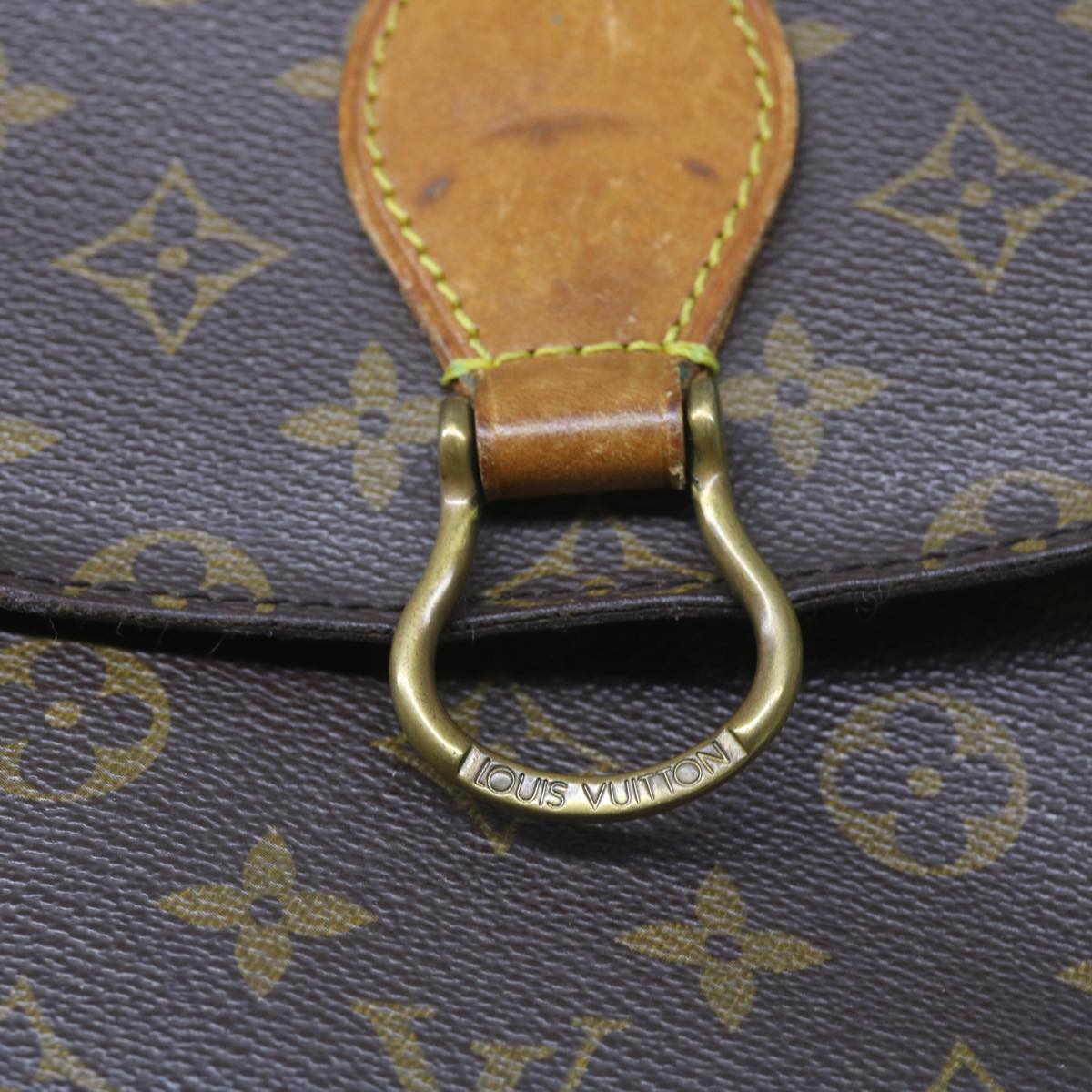 LOUIS VUITTON Monogram Saint Cloud GM Shoulder Bag M51242 LV Auth ki3753