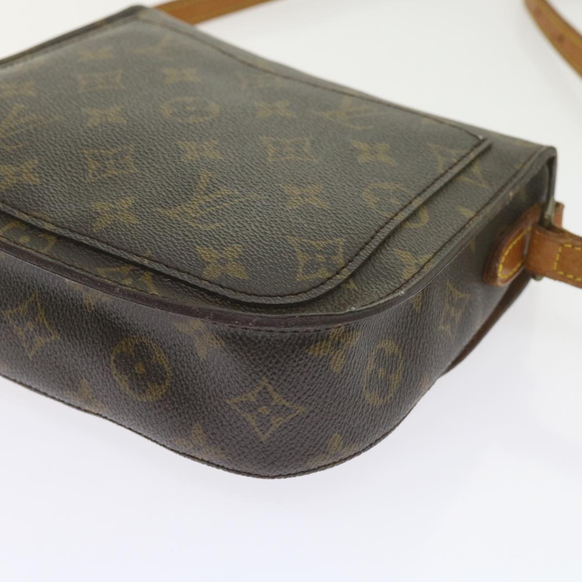 LOUIS VUITTON Monogram Saint Cloud PM Shoulder Bag M51244 LV Auth ki3754