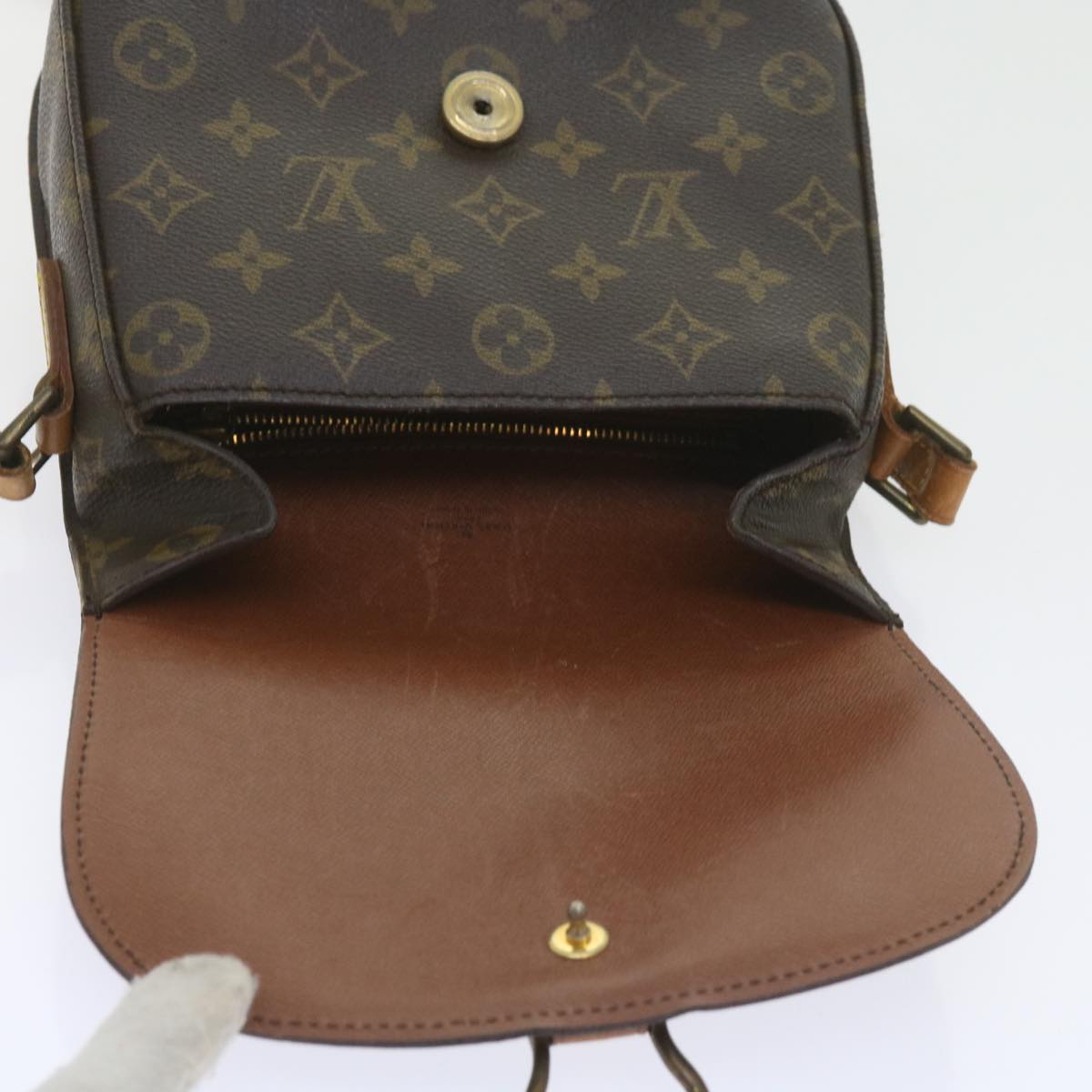 LOUIS VUITTON Monogram Saint Cloud PM Shoulder Bag M51244 LV Auth ki3754