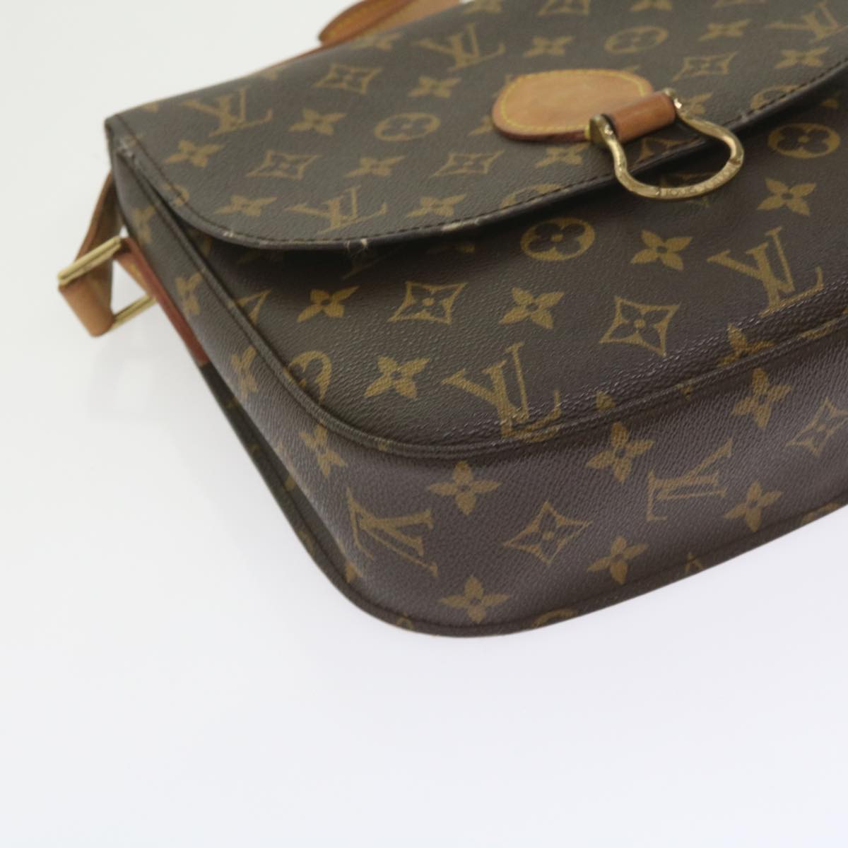 LOUIS VUITTON Monogram Saint Cloud GM Shoulder Bag M51242 LV Auth ki3780