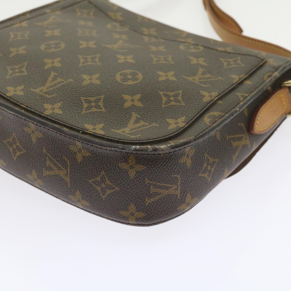 LOUIS VUITTON Monogram Saint Cloud GM Shoulder Bag M51242 LV Auth ki3780