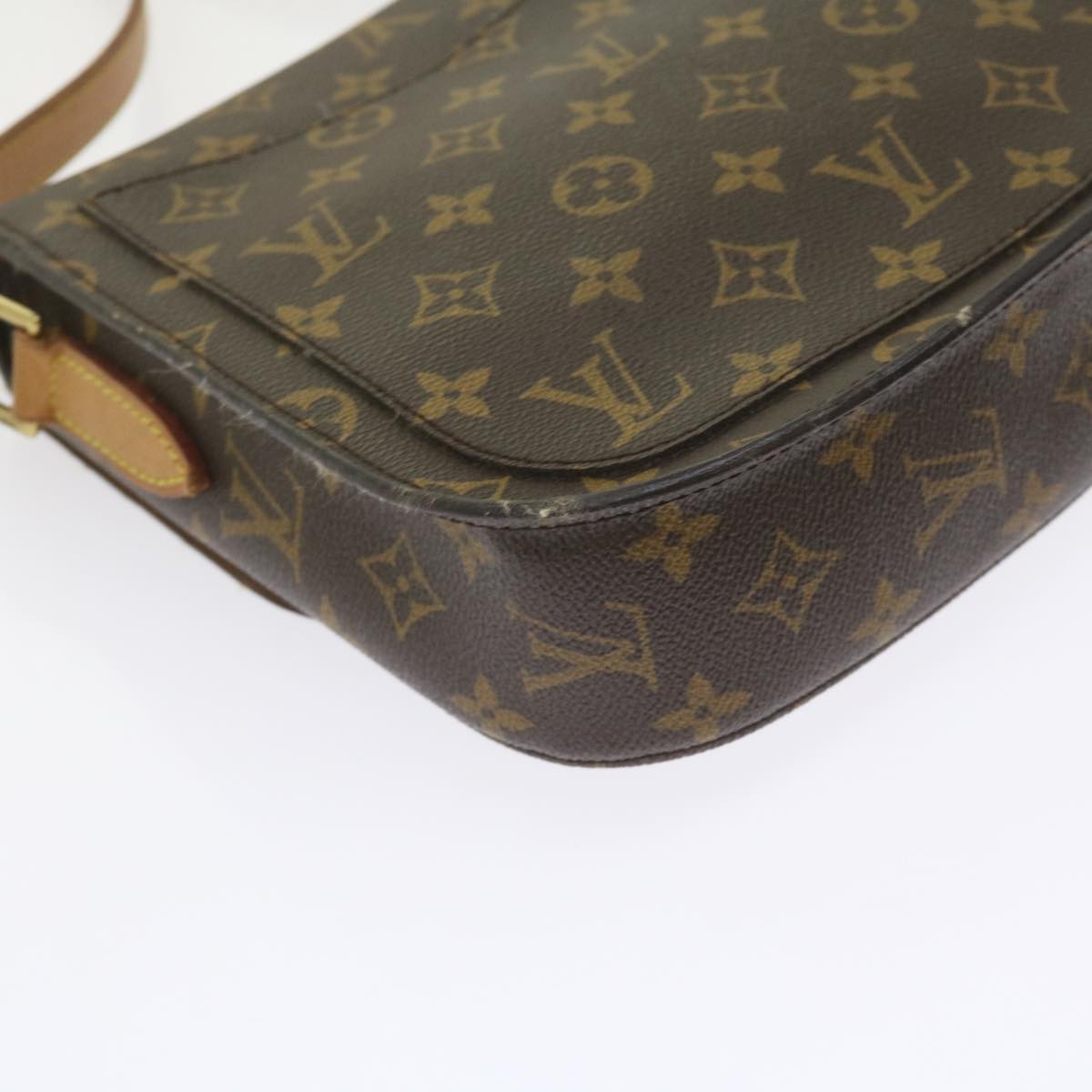 LOUIS VUITTON Monogram Saint Cloud GM Shoulder Bag M51242 LV Auth ki3780