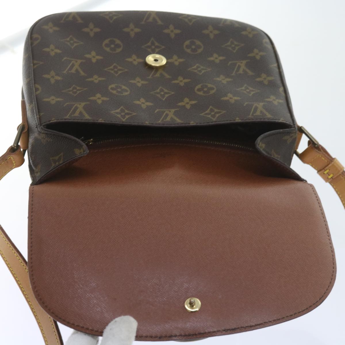 LOUIS VUITTON Monogram Saint Cloud GM Shoulder Bag M51242 LV Auth ki3781