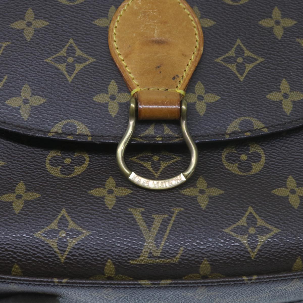 LOUIS VUITTON Monogram Saint Cloud GM Shoulder Bag M51242 LV Auth ki3825