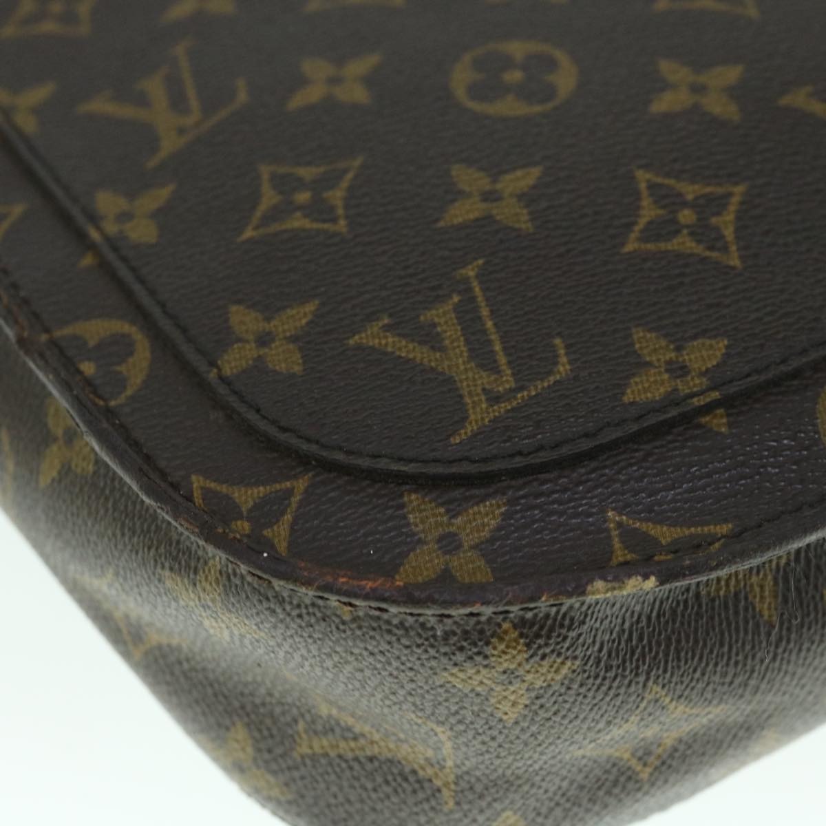 LOUIS VUITTON Monogram Saint Cloud GM Shoulder Bag M51242 LV Auth ki3895