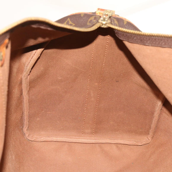 LOUIS VUITTON Monogram Keepall Bandouliere 50 Boston Bag M41416 LV Auth ki3982