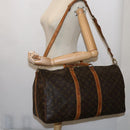 LOUIS VUITTON Monogram Keepall Bandouliere 50 Boston Bag M41416 LV Auth ki3982-22