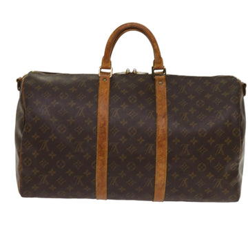 LOUIS VUITTON Monogram Keepall Bandouliere 50 Boston Bag M41416 LV Auth ki3982 - 0