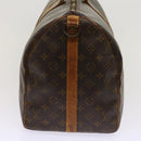 LOUIS VUITTON Monogram Keepall Bandouliere 50 Boston Bag M41416 LV Auth ki3982-3