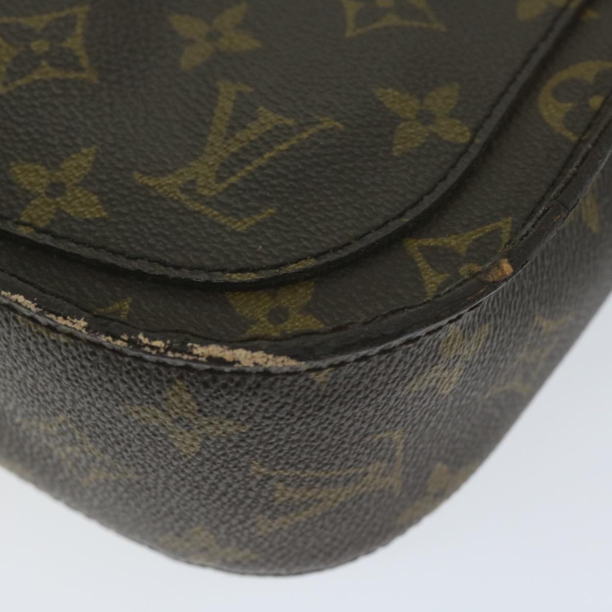 LOUIS VUITTON Monogram Saint Cloud GM Shoulder Bag M51242 LV Auth ki4022