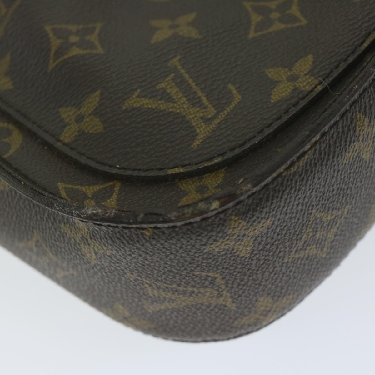 LOUIS VUITTON Monogram Saint Cloud GM Shoulder Bag M51242 LV Auth ki4022