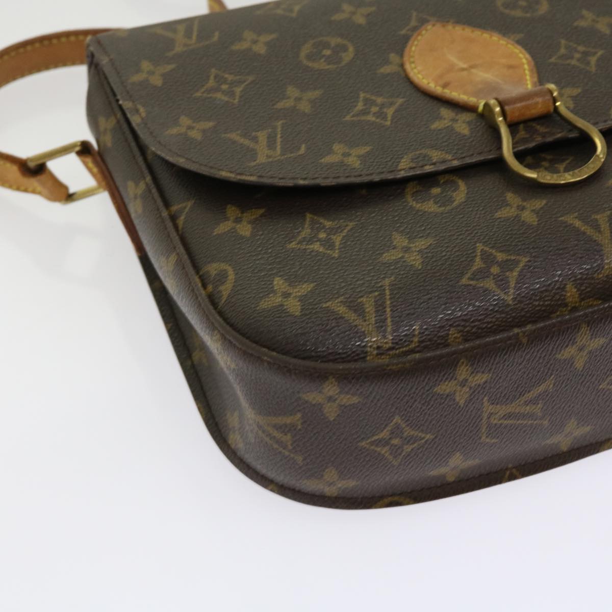 LOUIS VUITTON Monogram Saint Cloud GM Shoulder Bag M51242 LV Auth ki4042