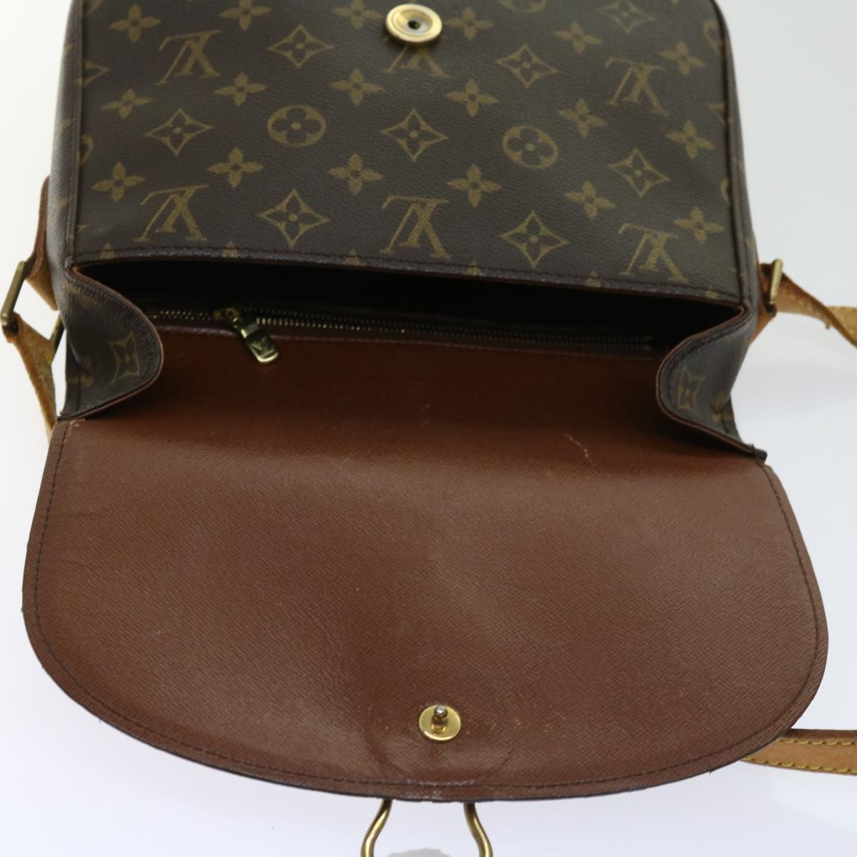 LOUIS VUITTON Monogram Saint Cloud GM Shoulder Bag M51242 LV Auth ki4042