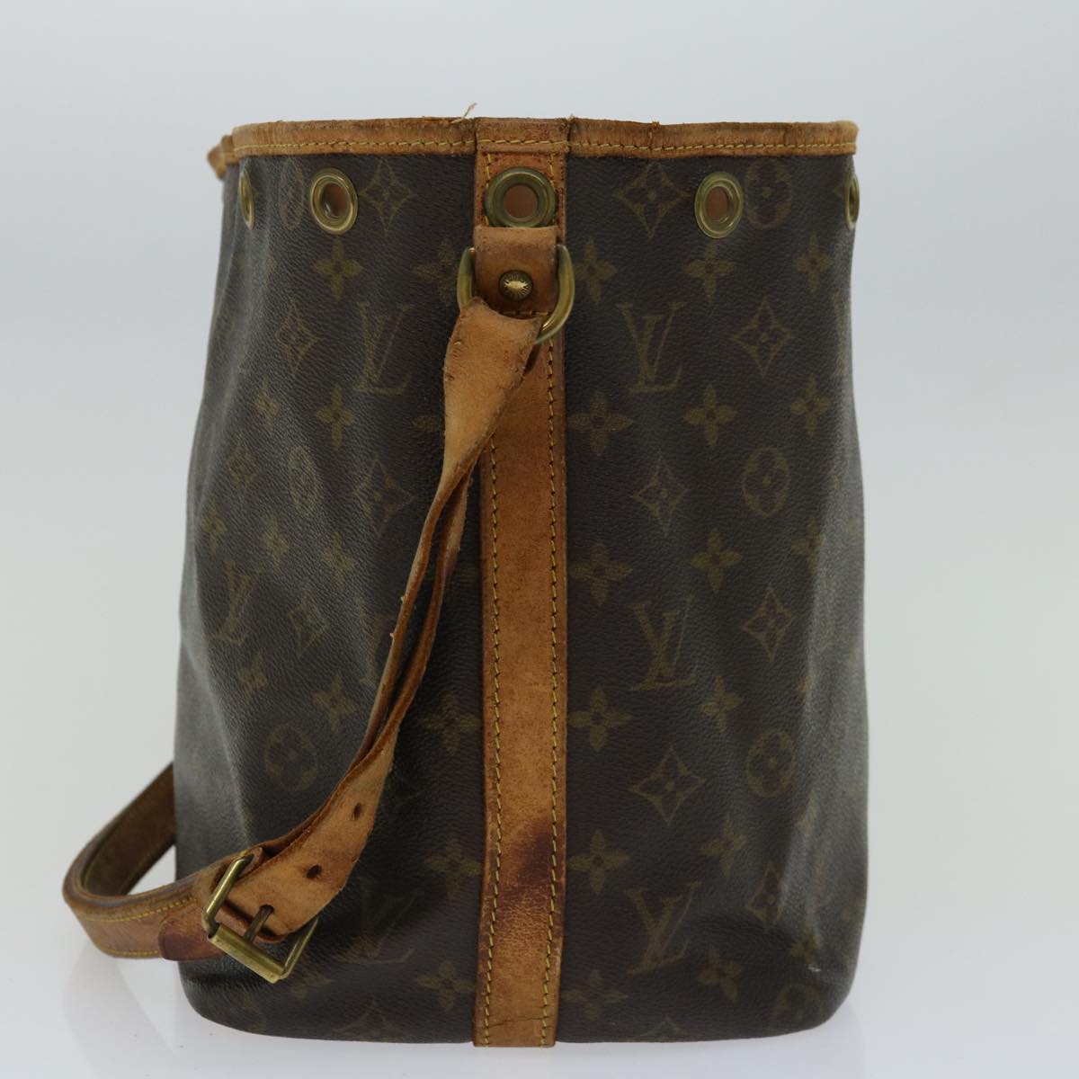 LOUIS VUITTON Monogram Petit Noe Shoulder Bag M42226 LV Auth ki4070