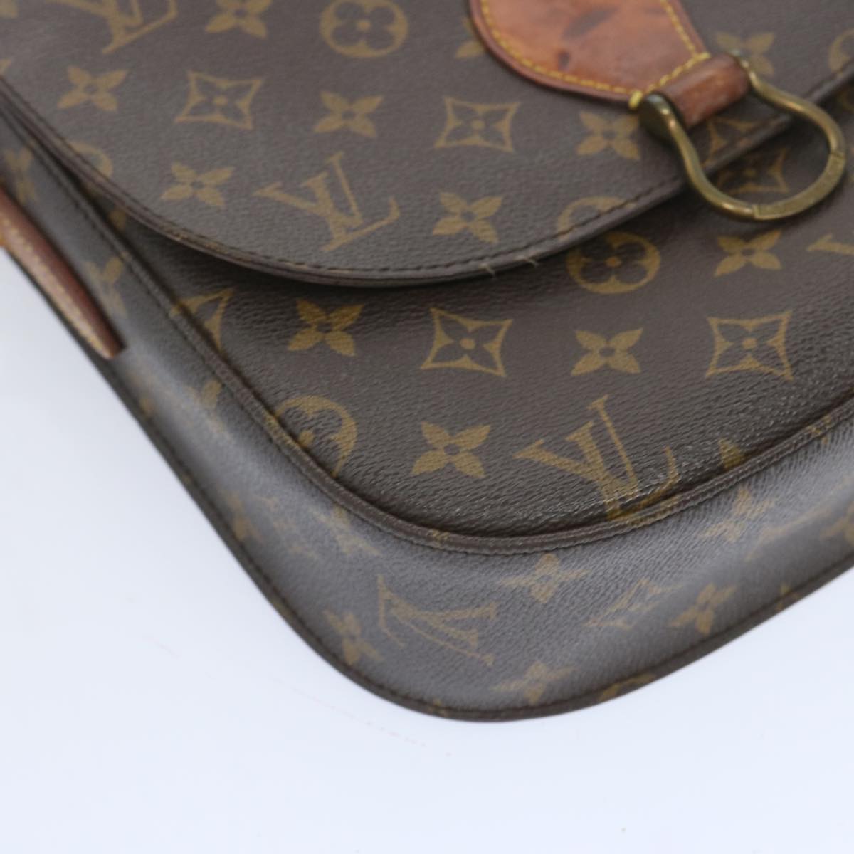 LOUIS VUITTON Monogram Saint Cloud GM Shoulder Bag M51242 LV Auth ki4093