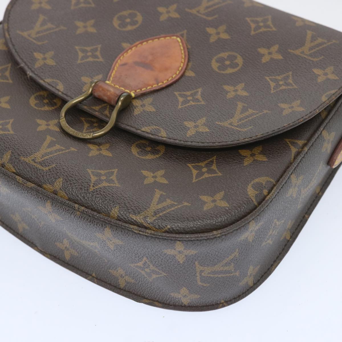 LOUIS VUITTON Monogram Saint Cloud GM Shoulder Bag M51242 LV Auth ki4093