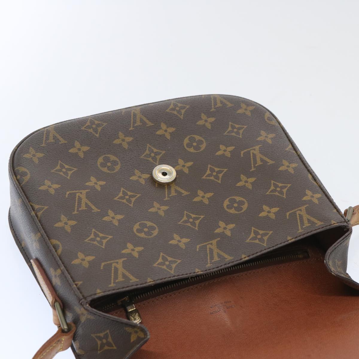 LOUIS VUITTON Monogram Saint Cloud GM Shoulder Bag M51242 LV Auth ki4093