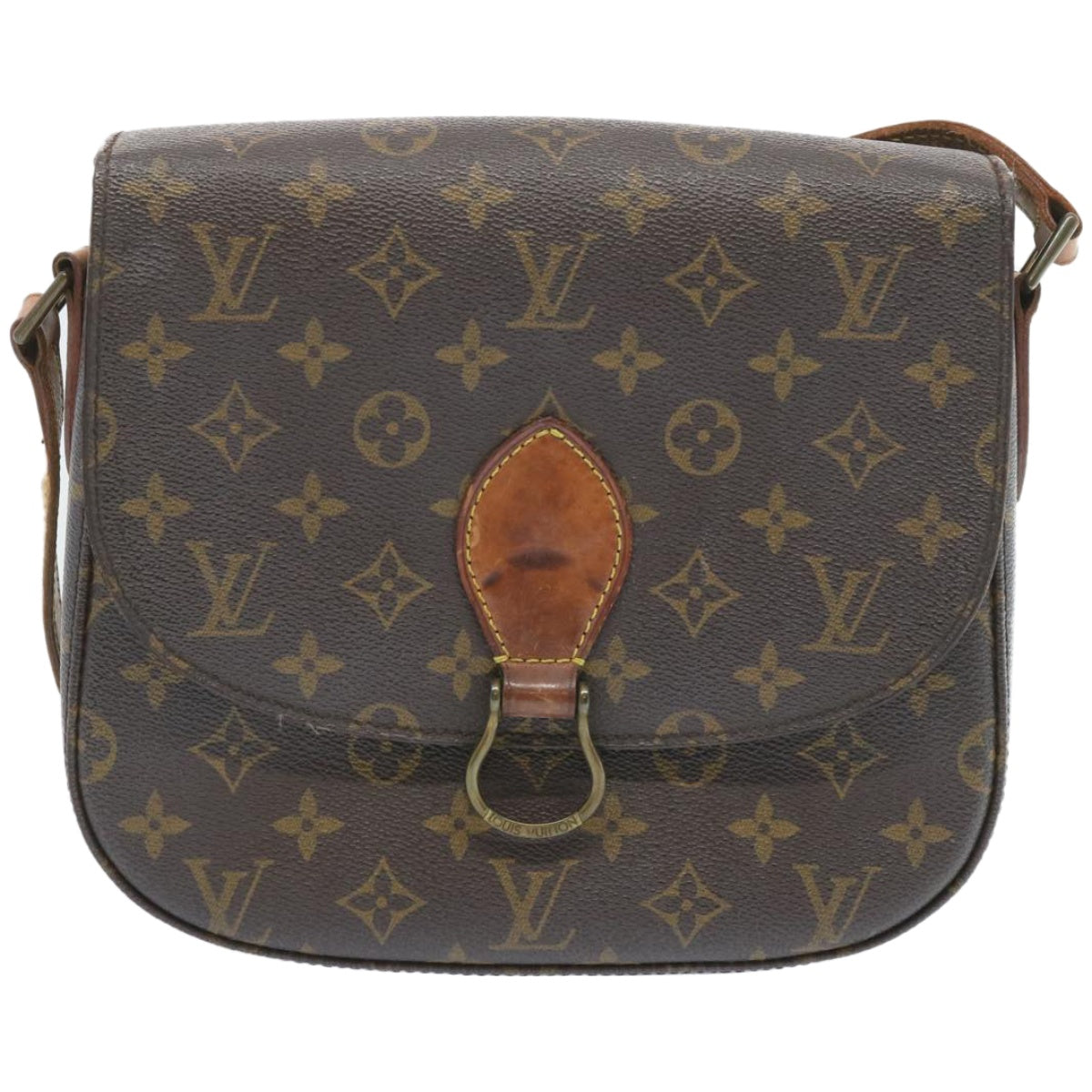 LOUIS VUITTON Monogram Saint Cloud GM Shoulder Bag M51242 LV Auth ki4093