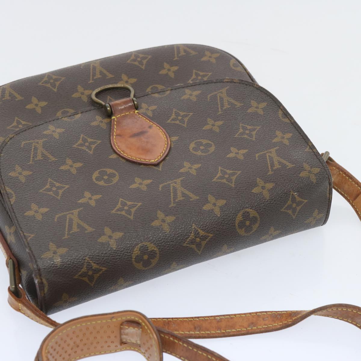 LOUIS VUITTON Monogram Saint Cloud GM Shoulder Bag M51242 LV Auth ki4093